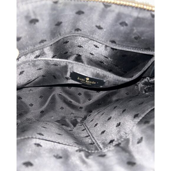 Kate Spade Patterson Drive Medium Black Caviar Pebbled Leather Dome Satchel - Picture 7 of 12